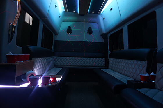 limo bus van interior